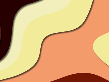 3D soyut kağıt sanat stil, tasarım düzen iş presenta için