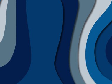 3D soyut kağıt sanat stil, tasarım düzen iş presenta için