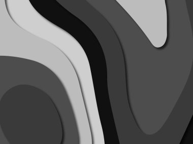 3D soyut kağıt sanat stil, tasarım düzen iş presenta için