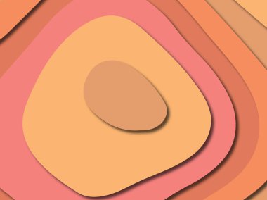 3D soyut kağıt sanat stil, tasarım düzen iş presenta için