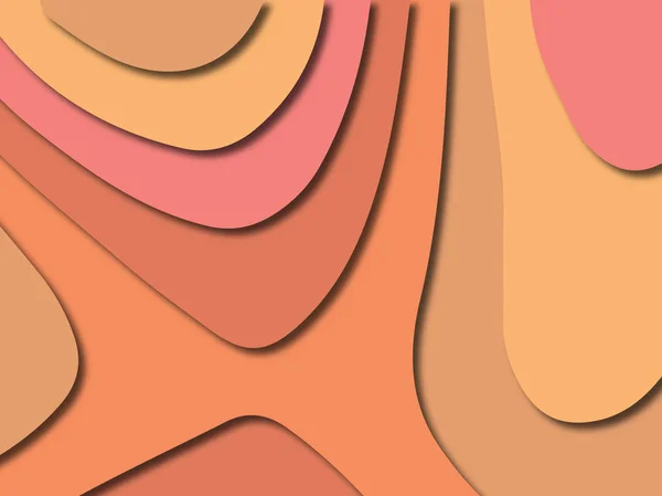 3D-abstracte paper art stijl, design lay-out voor zakelijke presenta — Stockfoto
