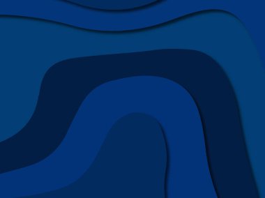 3D soyut kağıt sanat stil, tasarım düzen iş presenta için