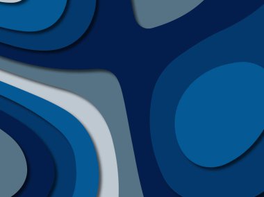 3D soyut kağıt sanat stil, tasarım düzen iş presenta için