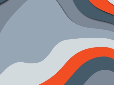 3D soyut kağıt sanat stil, tasarım düzen iş presenta için