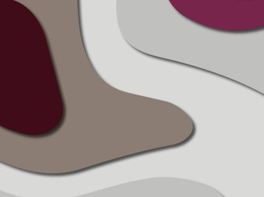 3D soyut kağıt sanat stil, tasarım düzen iş presenta için