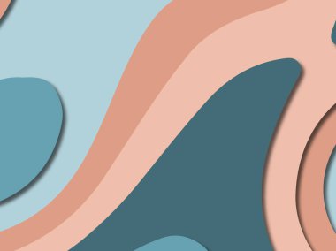 3D soyut kağıt sanat stil, tasarım düzen iş presenta için