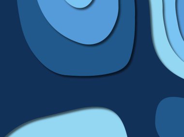 3D soyut kağıt sanat stil, tasarım düzen iş presenta için