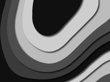 3D soyut kağıt sanat stil, tasarım düzen iş presenta için