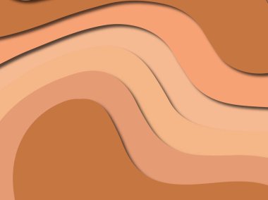 3D soyut kağıt sanat stil, tasarım düzen iş presenta için