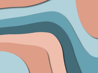 3D soyut kağıt sanat stil, tasarım düzen iş presenta için