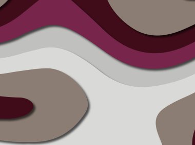 3D soyut kağıt sanat stil, tasarım düzen iş presenta için