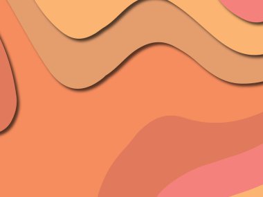 3D soyut kağıt sanat stil, tasarım düzen iş presenta için