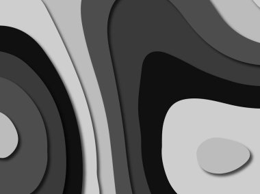 3D soyut kağıt sanat stil, tasarım düzen iş presenta için