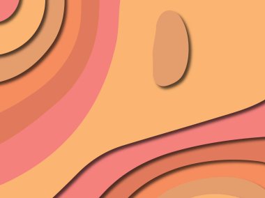 3D soyut kağıt sanat stil, tasarım düzen iş presenta için