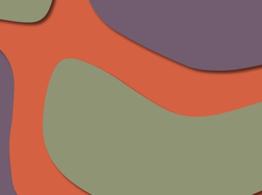 3D soyut kağıt sanat stil, tasarım düzen iş presenta için