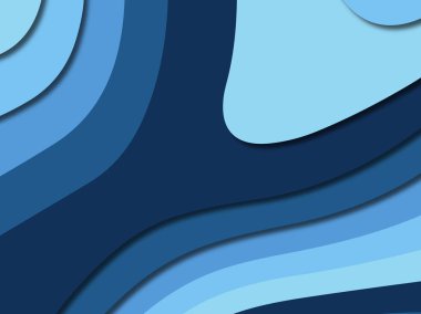 3D soyut kağıt sanat stil, tasarım düzen iş presenta için