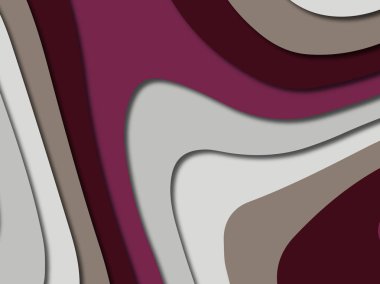 3D soyut kağıt sanat stil, tasarım düzen iş presenta için