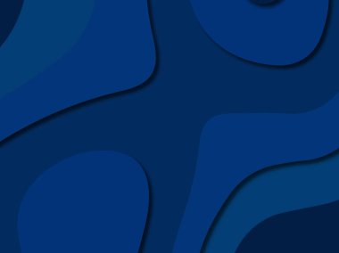 3D soyut kağıt sanat stil, tasarım düzen iş presenta için