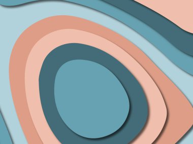 3D soyut kağıt sanat stil, tasarım düzen iş presenta için