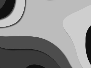 3D soyut kağıt sanat stil, tasarım düzen iş presenta için