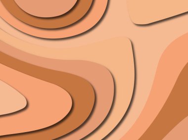 3D soyut kağıt sanat stil, tasarım düzen iş presenta için