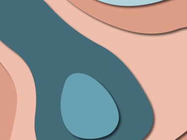 3D soyut kağıt sanat stil, tasarım düzen iş presenta için