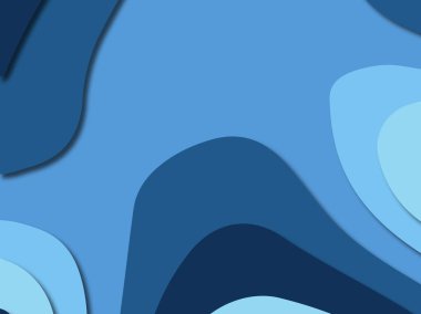 3D soyut kağıt sanat stil, tasarım düzen iş presenta için