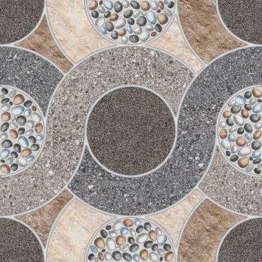 Floor Tiles Design Geometric Stone Wood clipart