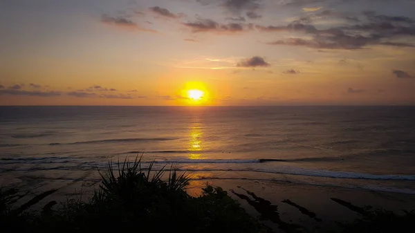 Belo Pôr Sol Ilha Bali — Fotografia de Stock