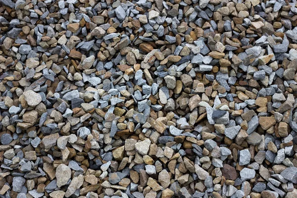 texture of colored crushed stone. Large crushed stone