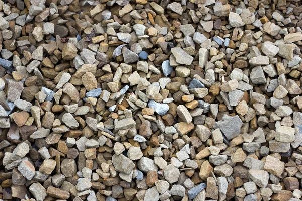 texture of colored crushed stone. Large crushed stone