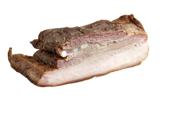 Carni di maiale al forno con strati di grasso — Foto Stock