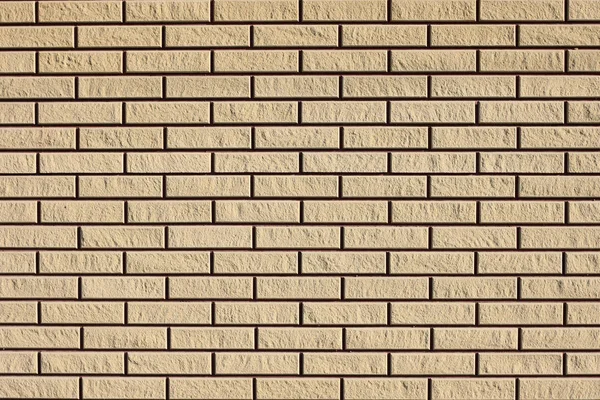 Background freshly laid clean brick wall in a new building, texture — Stock Photo, Image