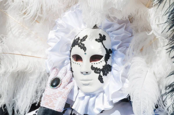 Traditionele Carnaval Masker Carnaval Van Venetië Italië — Stockfoto