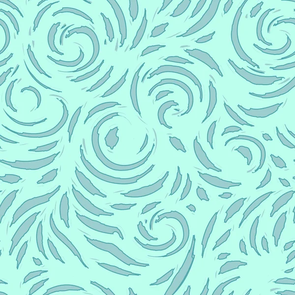 Texture Vectorielle Transparente Des Spirales Des Taches Avec Des Bords — Image vectorielle