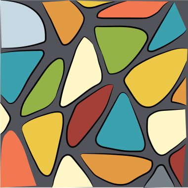 Vitray taklit deseni