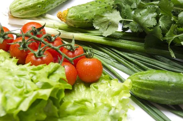 Ζουμερά Λαχανικά Παρασκευασμένα Για Μαγείρεμα Νόστιμα Βιολογικά Τρόφιμα — Φωτογραφία Αρχείου