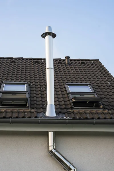 Seeburg, Brandenburg/Germany-09.23.2018: cephe üzerinde baca