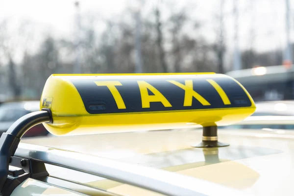 Tanda taksi — Stok Foto