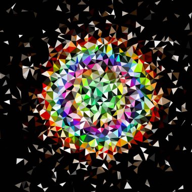 Harika geomeric soyut poligonal mozaik. Üçgen düşük poli arka plan. Çokgenler ile soyut geometrik arka plan. Bir üçgen oluşur origami tarzı desen