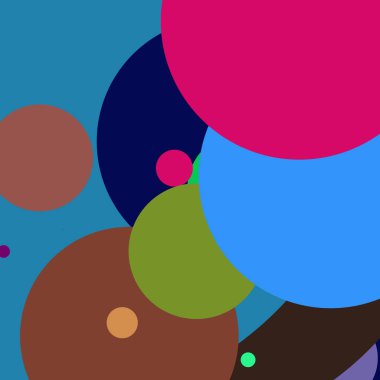 Daire geometrik yeni arka plan çok renkli desen.