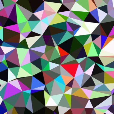 Arka plan poligonal sorunsuz üçgen renk desen.