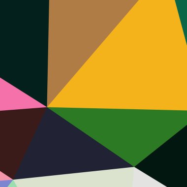 Arka plan poligonal sorunsuz üçgen renk desen.