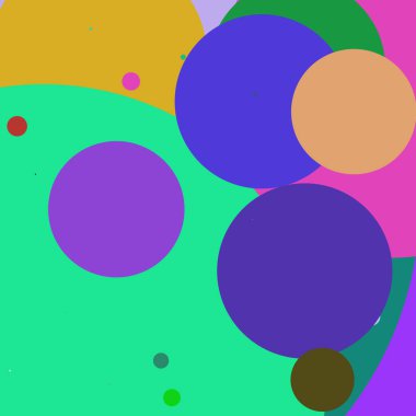 Daire geometrik güzel arka plan çok renkli desen.