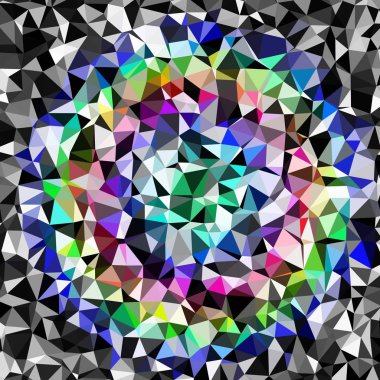 Arka plan çok renkli geometrik poligonal.