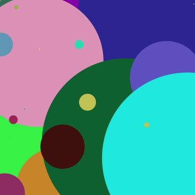 Daire geometrik şaşırtıcı arka plan çok renkli desen.