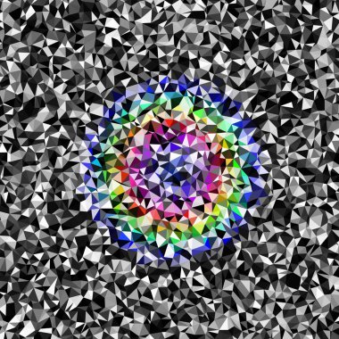 Harika geomeric soyut poligonal mozaik. Üçgen düşük poli arka plan. Çokgenler ile soyut geometrik arka plan. Bir üçgen oluşur origami tarzı desen