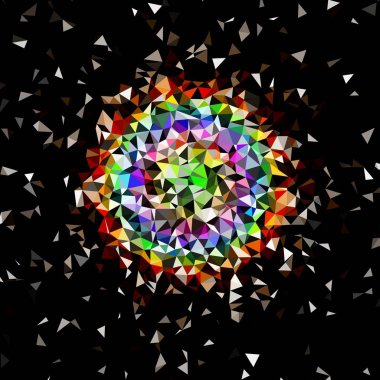 Arka plan çok renkli geometrik poligonal.