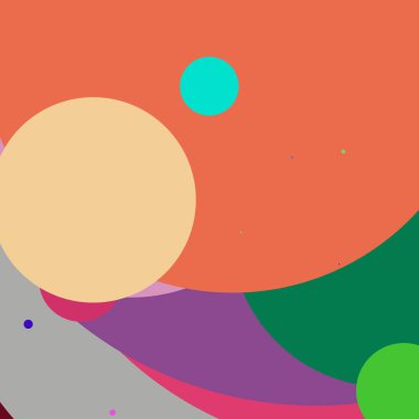 Daire geometrik güzel arka plan çok renkli desen.