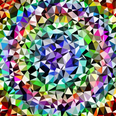 Arka plan poligonal sorunsuz üçgen renk desen.